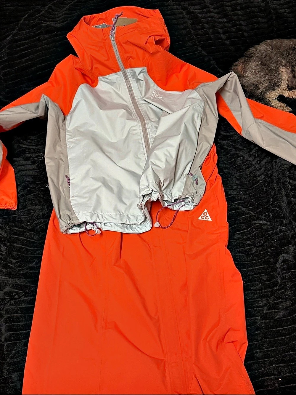 Nike ACG Lava Loft Therma-FIT Jacket Orange & Gray 2Pc ACG SET